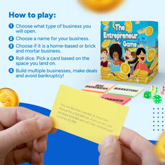 EESpeaks The Entrepreneur Game player pieces on a vibrant market map.