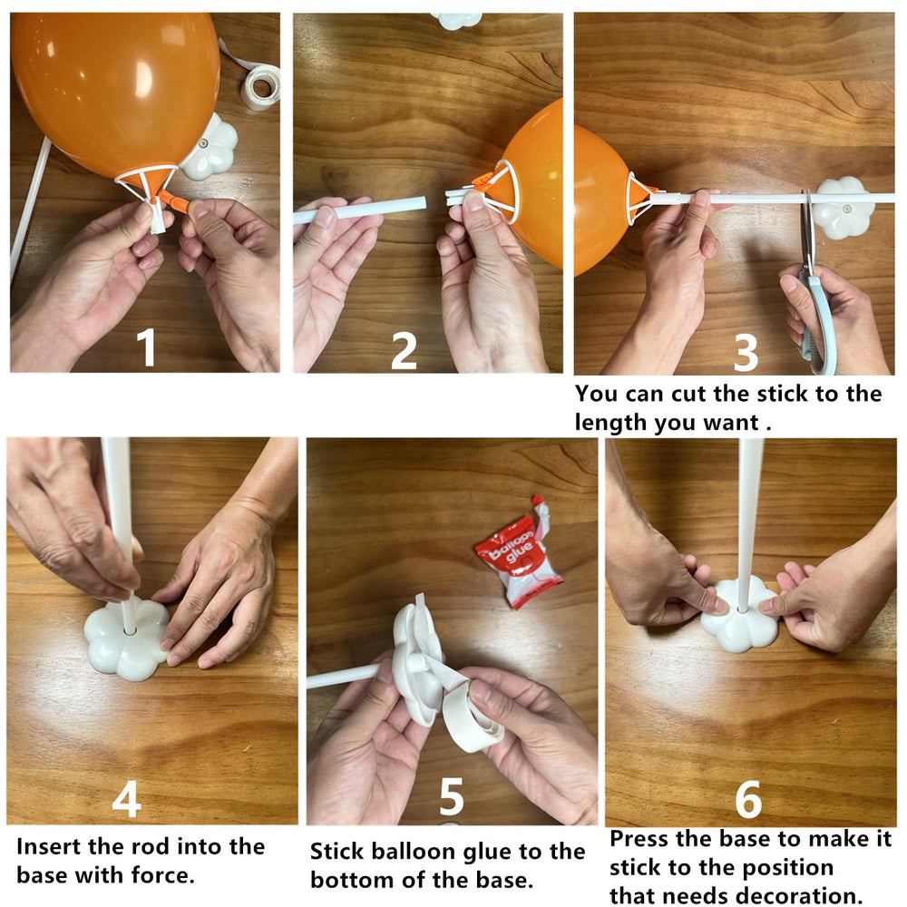 EFAY balloon flower clips for quick decorative accents