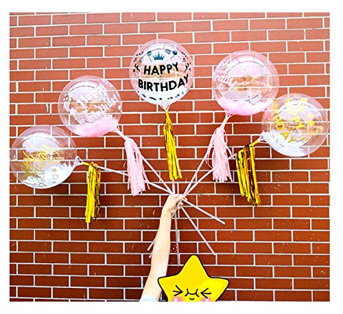 EFAY balloon sticks with cups secure balloons for table decor.
