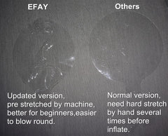 EFAY Bobo Balloons inflated to 24 inches for dramatic backdrops