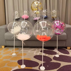 EFAY Bobo Balloons packaged set stored for quick setup