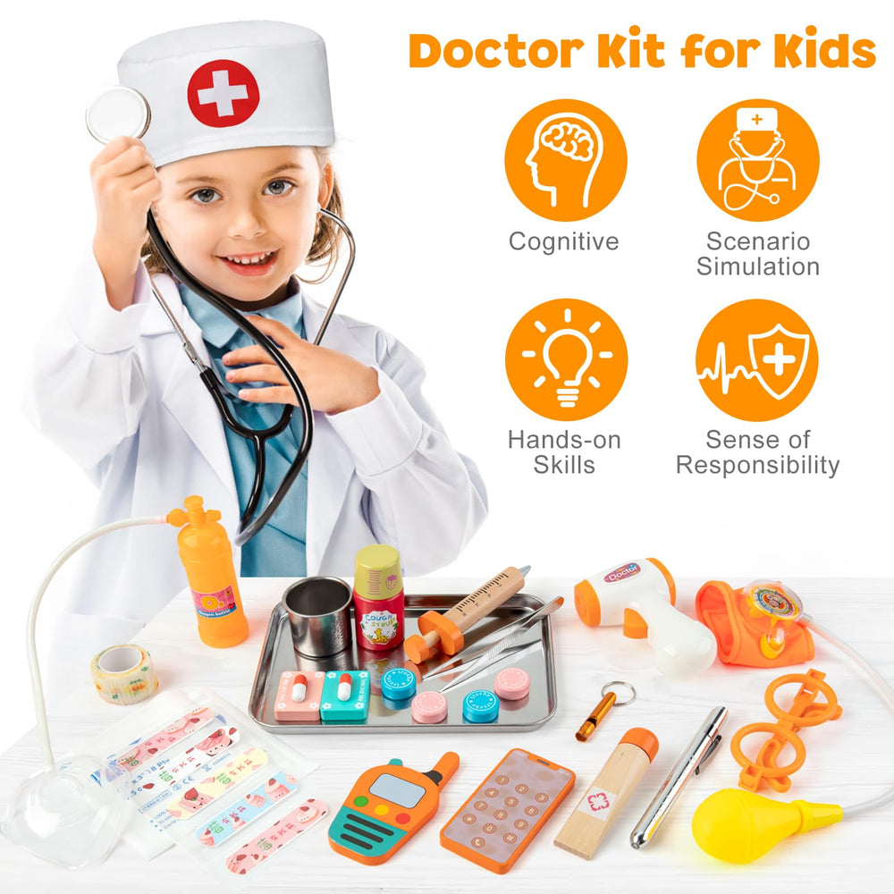 EFO SHM Doctor Kit blood pressure cuff for interactive health checks during play.