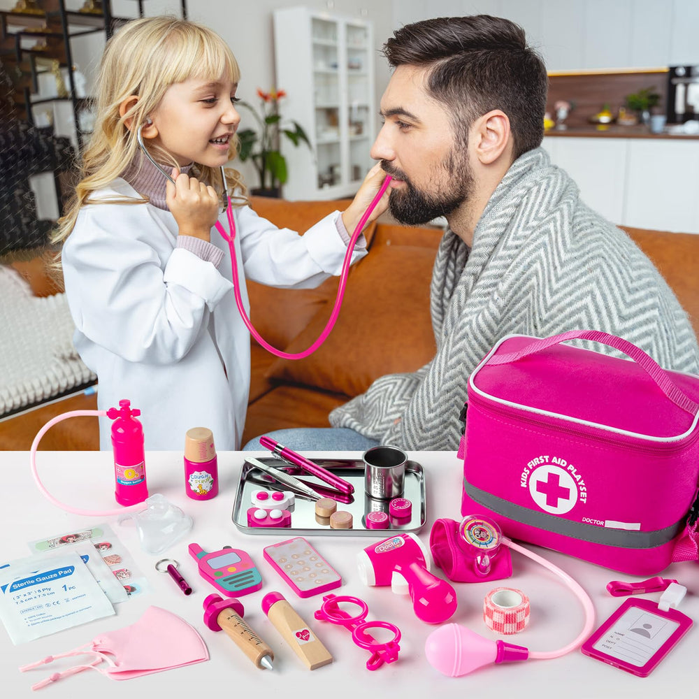 EFO SHM Doctor Kit for Kids blood pressure cuff for realistic checks