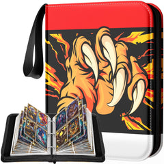 efunny card binder 4-pocket front view for organized card storage on the go