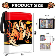 efunny card binder PU leather texture adds premium feel