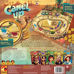 Eggertspiele Camel Up rogue camel image hints at unexpected twists in play