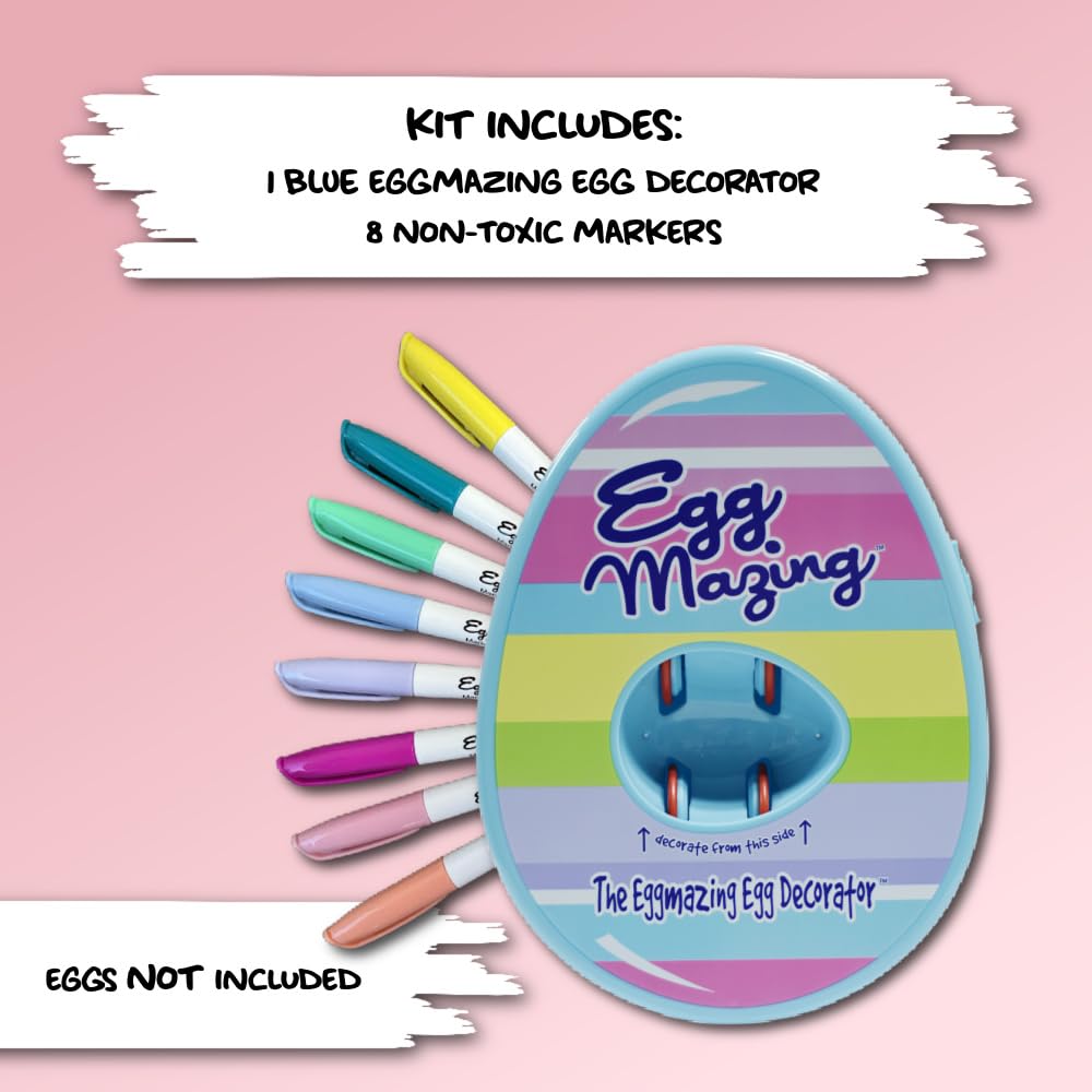 Self-contained Eggmazing system keeps decorating tidy and fun