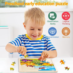 EggSun ship puzzle offers immersive play with sturdy wooden pieces.