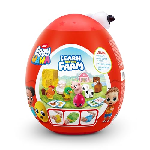 Eggy Wawa animal figurines on the farm invite imaginative play and recognition
