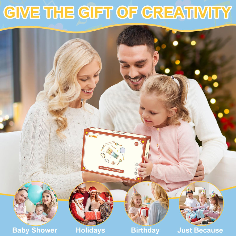 Ehome complete set displayed for versatile learning and family music time.