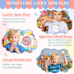 Ehome wooden scooper supports easy portion control during play.