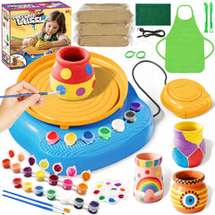 Einailvk pottery wheel kit for kids with quick setup and creative start.