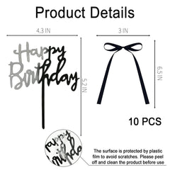 EIOAUY coquette satin ribbon bows decorate cupcakes and desserts with delicate shine.