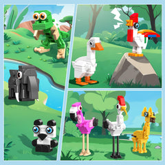 EITOLNR parrot blocks encourage creative storytelling with simple assembly steps.