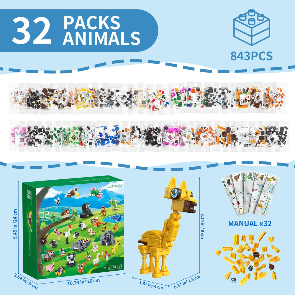 EITOLNR 32-pack assembly play boosts easy-to-follow steps for kids.