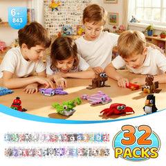 EITOLNR seahorse mini blocks promote fine motor skills during building fun.