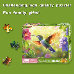 EIYRURU 300-piece puzzle back assembly: organized edges for easy start and steady progress.