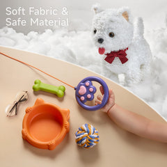 eJog Pup dress-up bow tie and glasses inspires creative storytelling