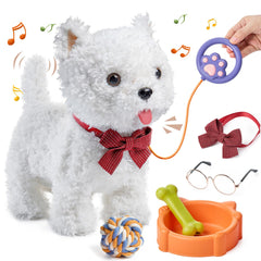 eJog Pup walking dog toy with leash for imaginative, active play