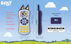 ekids Bluey toy with built-in music for sing-along moments.