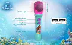 eKids Disney Little Mermaid Microphone colorful lights for stage-like show