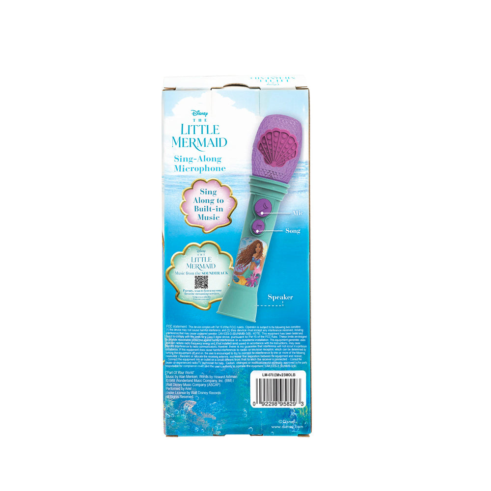 eKids Disney Little Mermaid Microphone gift-ready packaging for fans