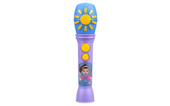 ekids Ms Rachel microphone purple front view for imaginative singing sessions