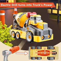 EKU EASYKU motorized-truck moves forward with moving parts for realistic play.