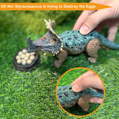 EKU EasyKU Styracosaurus head-attack action fuels adventurous battles