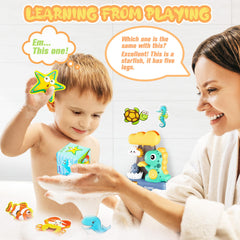EKU EasyKU interactive dice engages kids with ocean animals during play.