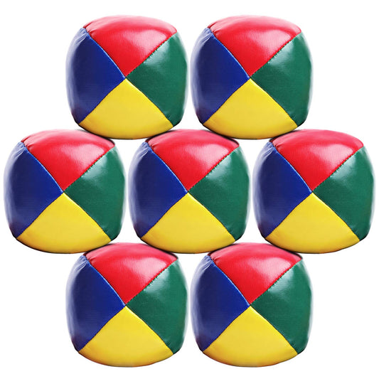 Elcoho 7-pack beginners juggling balls grouped for a colorful start in practice
