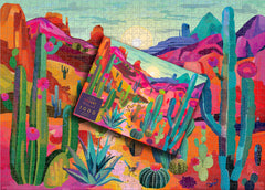 Elena Essex puzzle with matte finish reduces glare during play.