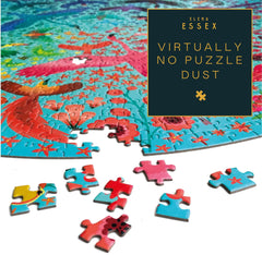 Elena Essex puzzle pieces close-up reveals precise cuts for snug fits