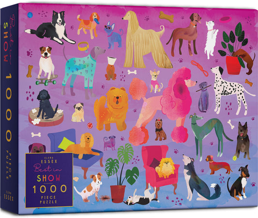 Elena Essex dog puzzle best-in-show front view for adults to assemble