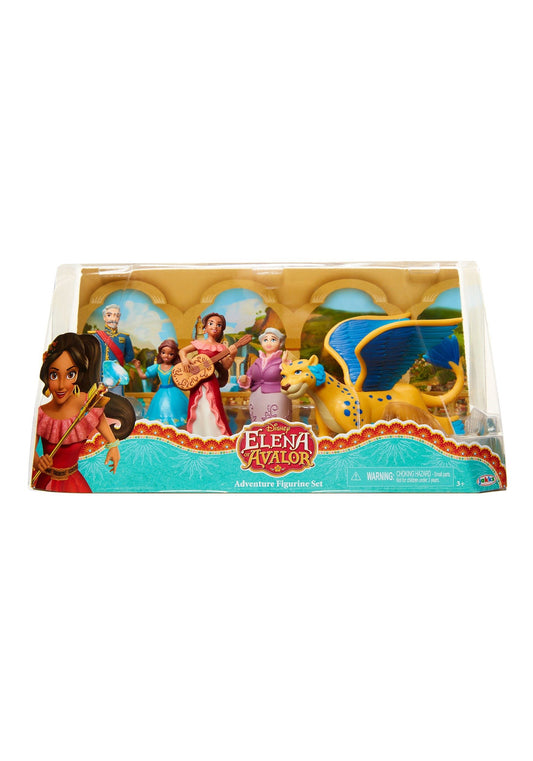 Elena of Avalor five-figure set in diorama packaging for imaginative play.