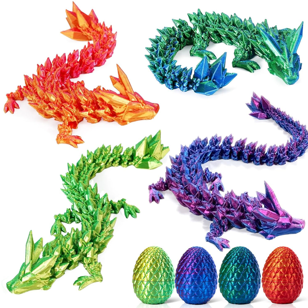 ELETON dragon egg toy with colorful 3D print invites tactile exploration and focus.