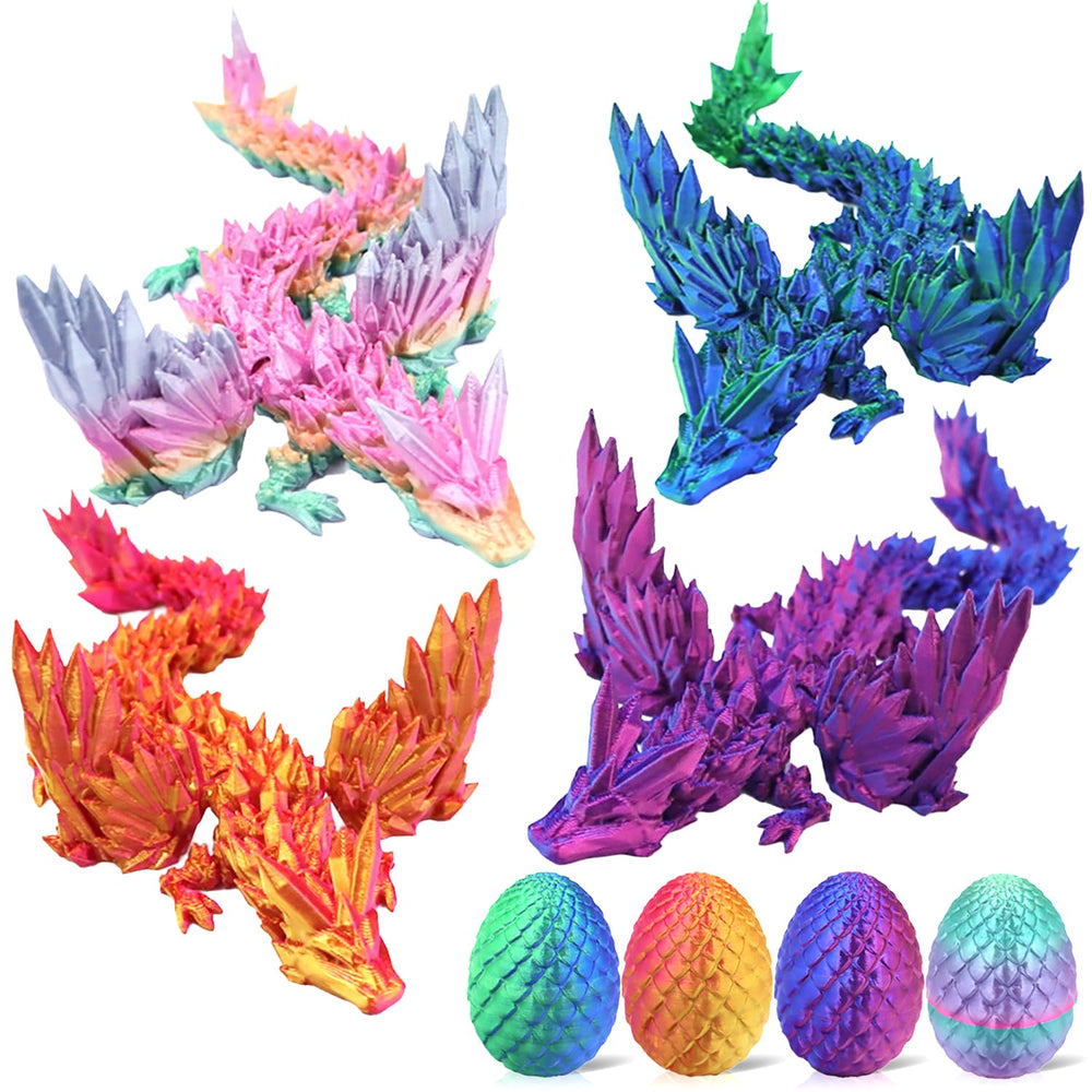 ELETON dragon egg toy front view shows colorful 3D details for tactile engagement