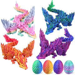 ELETON dragon egg toy front view shows colorful 3D details for tactile engagement