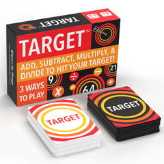 Elevate Prep Target Math Game box ready for classroom challenge and quick rounds.