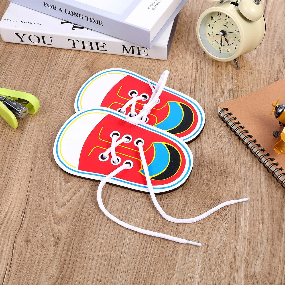 ElevateTech wooden lacing board high-quality material with smooth surface and warm tactile feel