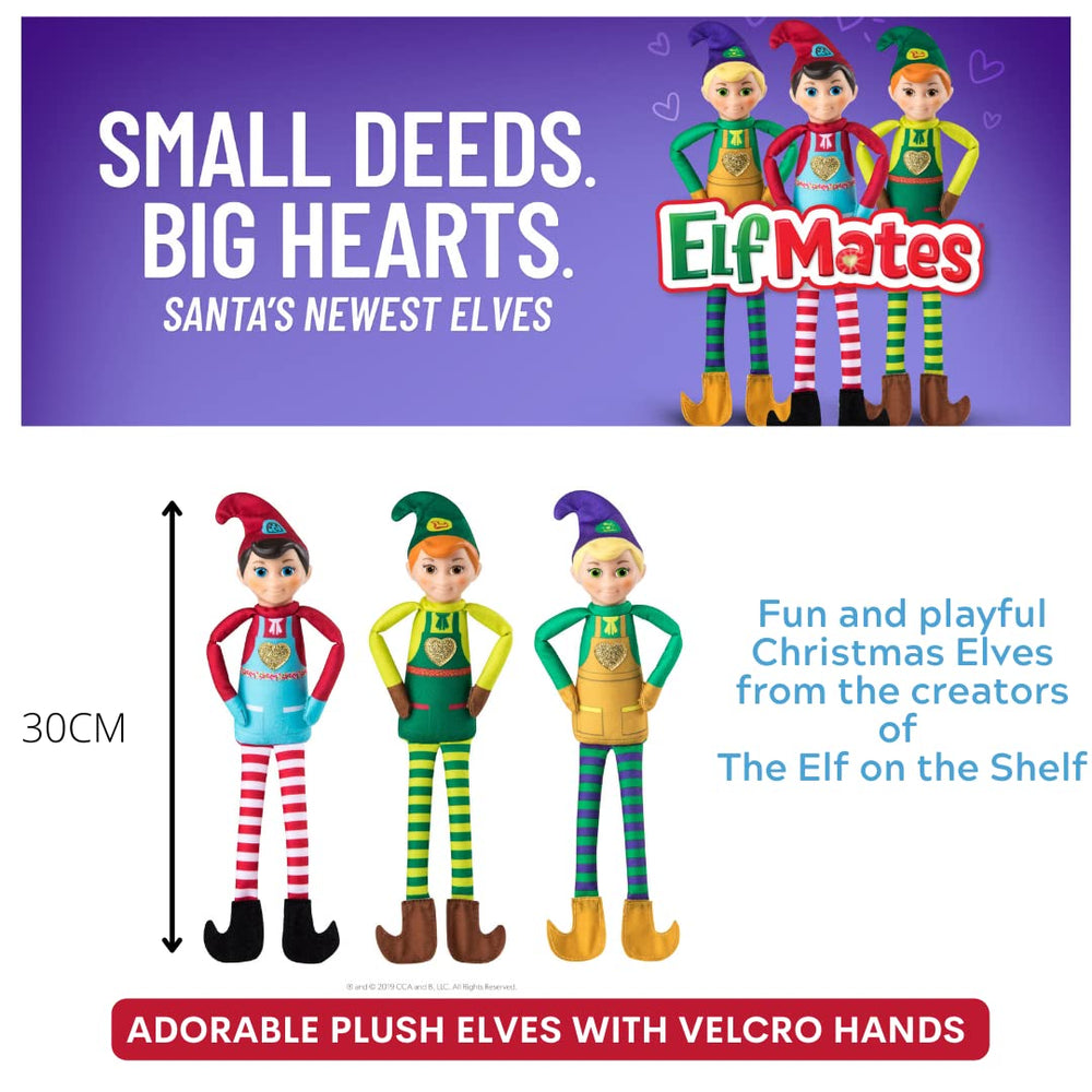 The Elf on the Shelf Elf Mates Cobbler image inviting empathy and charitable donating.