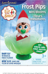 Elf on the Shelf Frost Pips light boy shines in cozy display setups.
