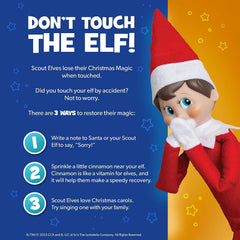 Hardbound watercolor book accompanies the elf, enriching family reading together.