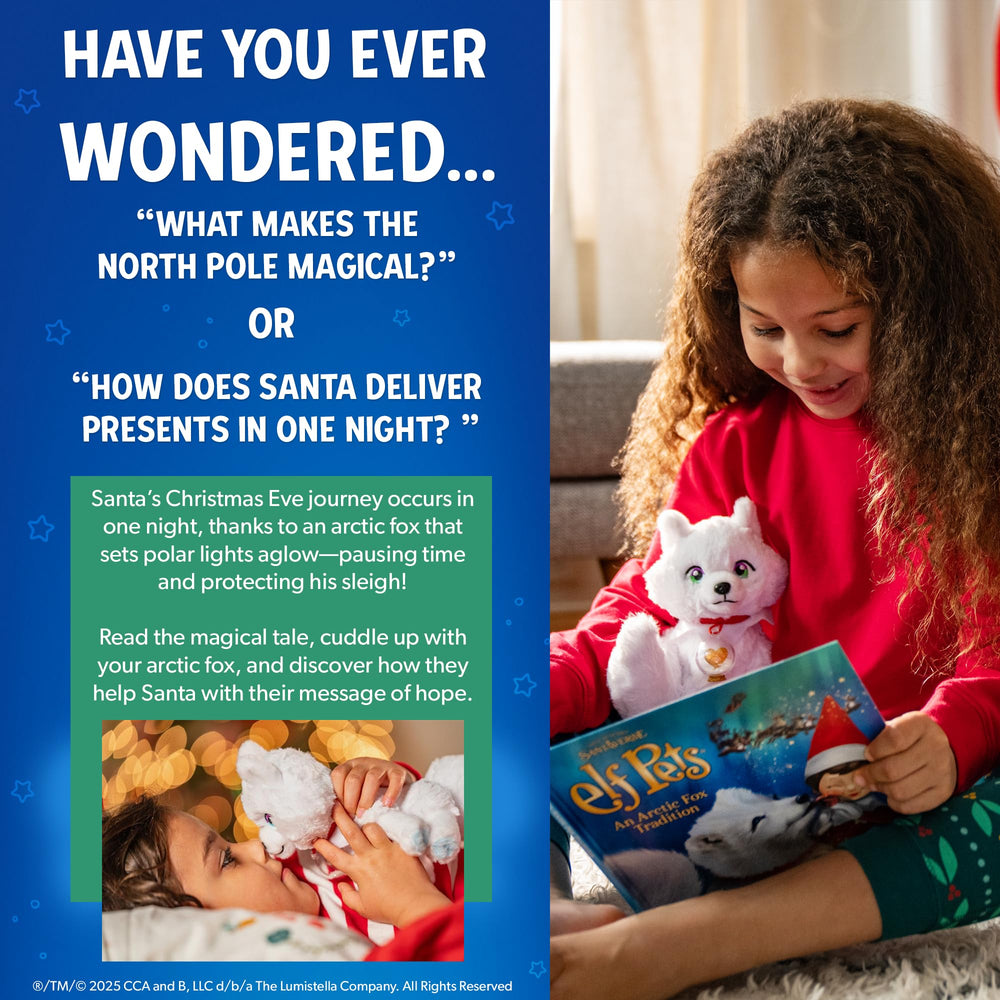 The Elf Pets Arctic Fox embodies gentle magic that may inspire belief and acts of kindness.