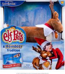 The Elf on the Shelf Arctic Fox plush with soft fur for bedtime storytelling.