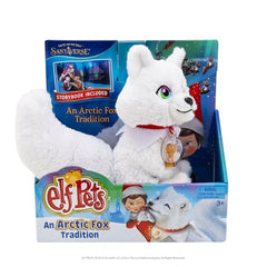 The Elf Pets Arctic Fox storybook companion invites gentle bedtime reading and imaginative winter adventures.