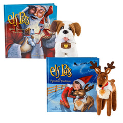 The Elf Pets Reindeer closeup with magical holiday charm for play