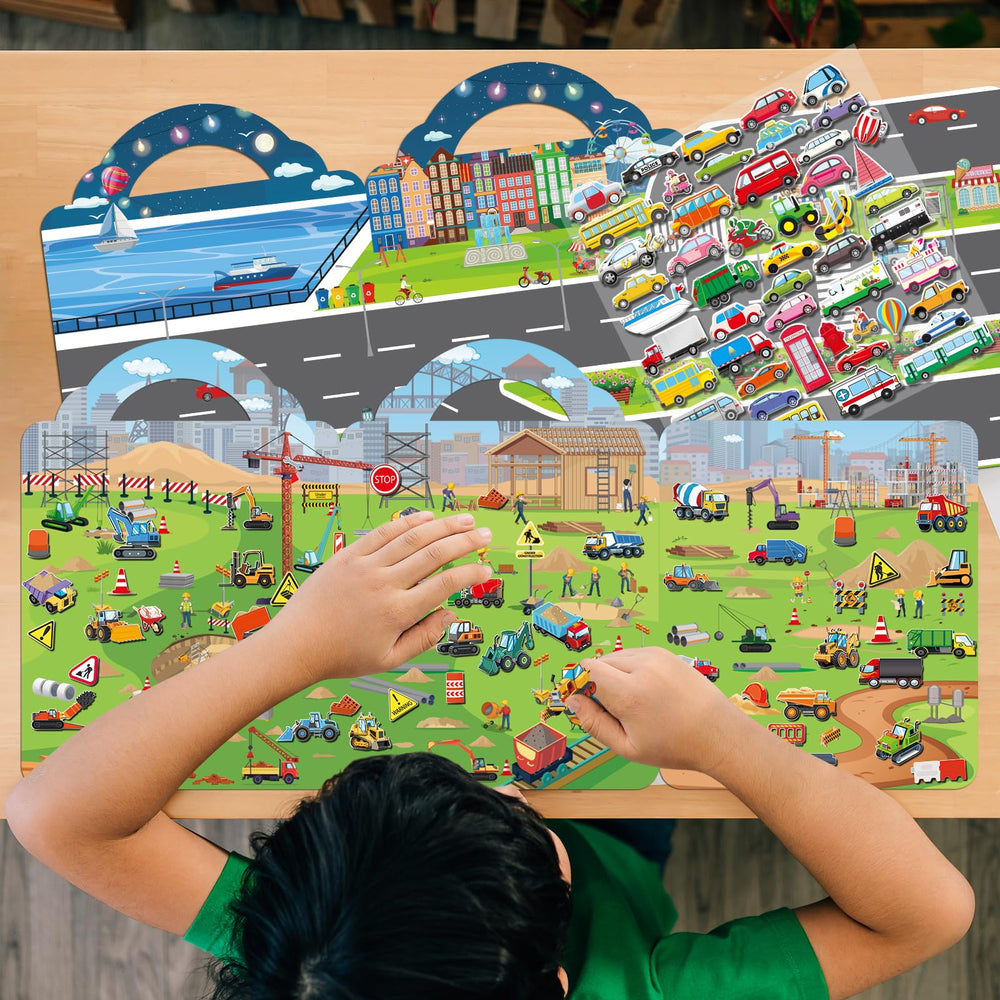 Elfew Puffy Stickers provide quiet, focused activity.