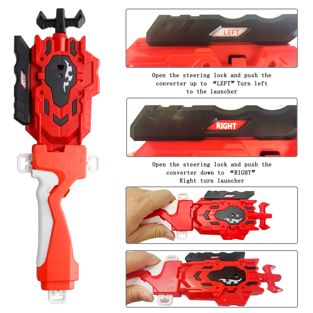 Elfnico burst top blades with alloy ring enable exciting combat.
