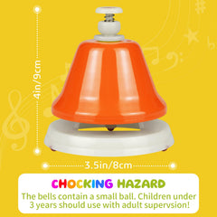 EliLunar bells with included mallet deliver bright, resonant tones for engaging play.